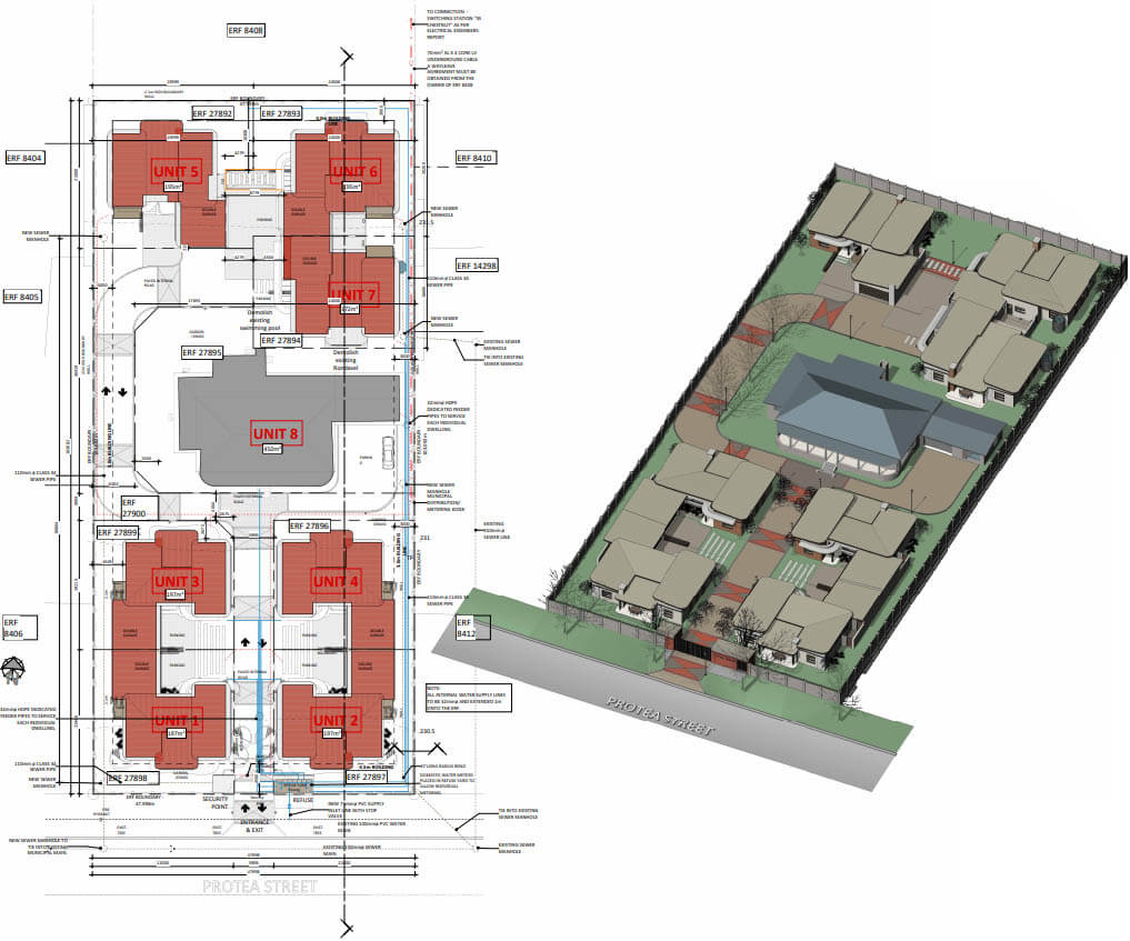 Protea Place site development plan